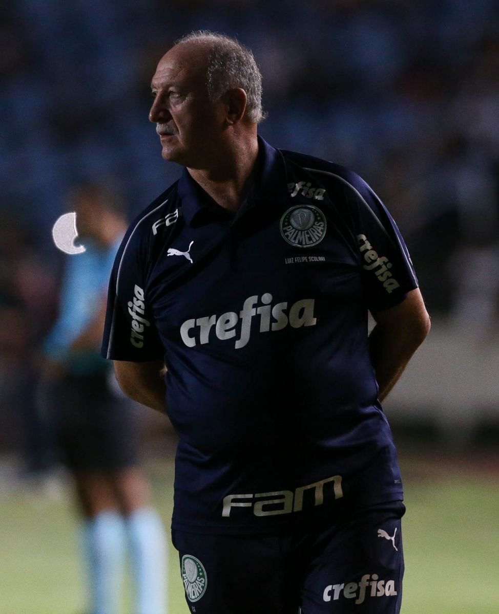 Cesar Greco/Ag Palmeiras/Divulgação_Felipão é técnico que mais comandou o Palmeiras em jogos de Copa do Brasil (48) e que mais venceu (28)
