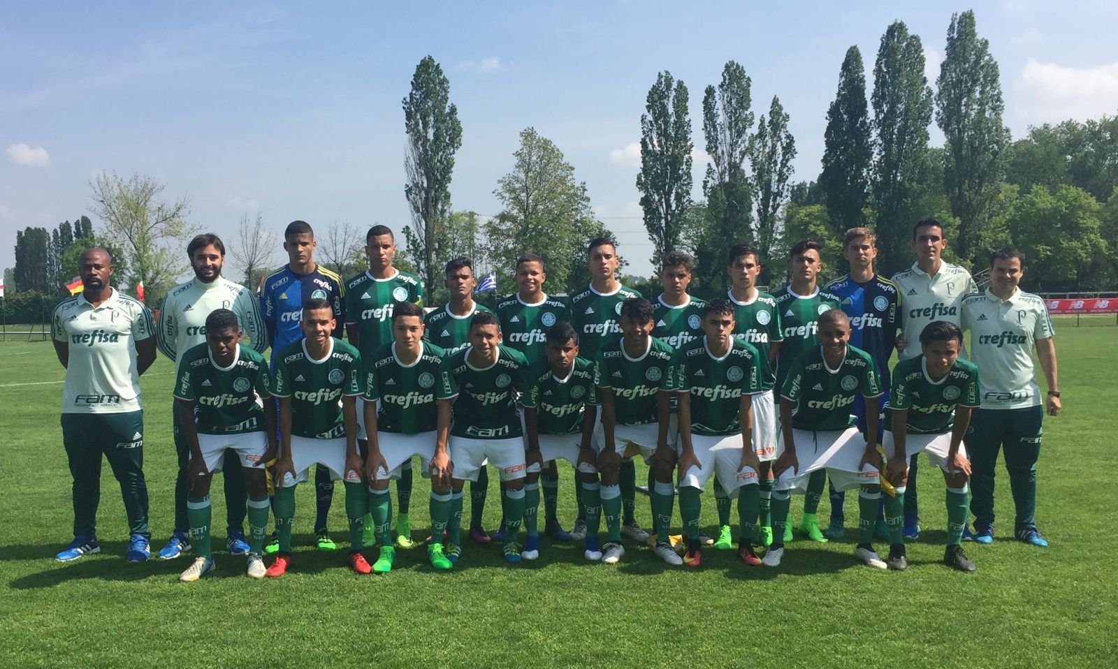 Sub-15 do Palmeiras disputa a Premier Cup, um dos principais torneios da categoria