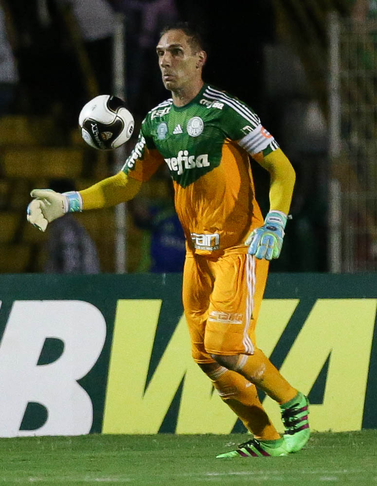 Cesar Greco/Ag Palmeiras/Divulgação _ Aos 37 anos, Fernando Prass foi chamado para a Seleção Brasileira pela primeira vez