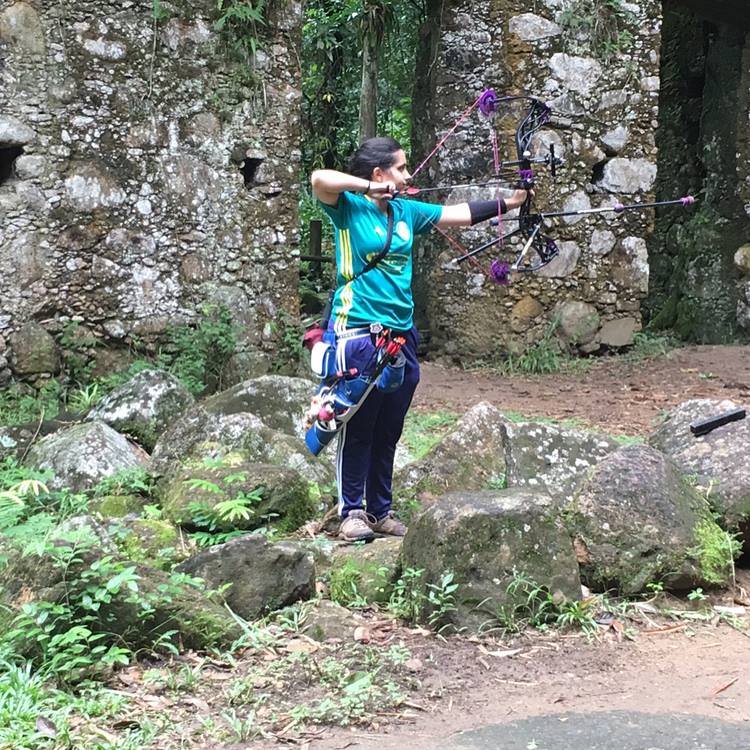 Arqueiros do Verdão ficam com ouro e prata em prova realizada em ruínas