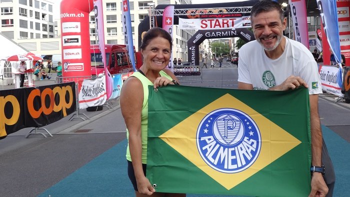 Ultramaratonistas do Palmeiras completam prova de 100km na Suíça