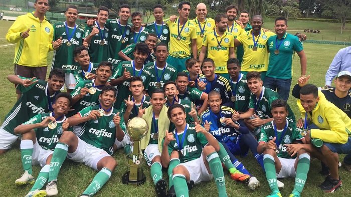Campeão em 2017, Sub-14 do Palmeiras disputa Torneio Brasil-Japão em Arujá