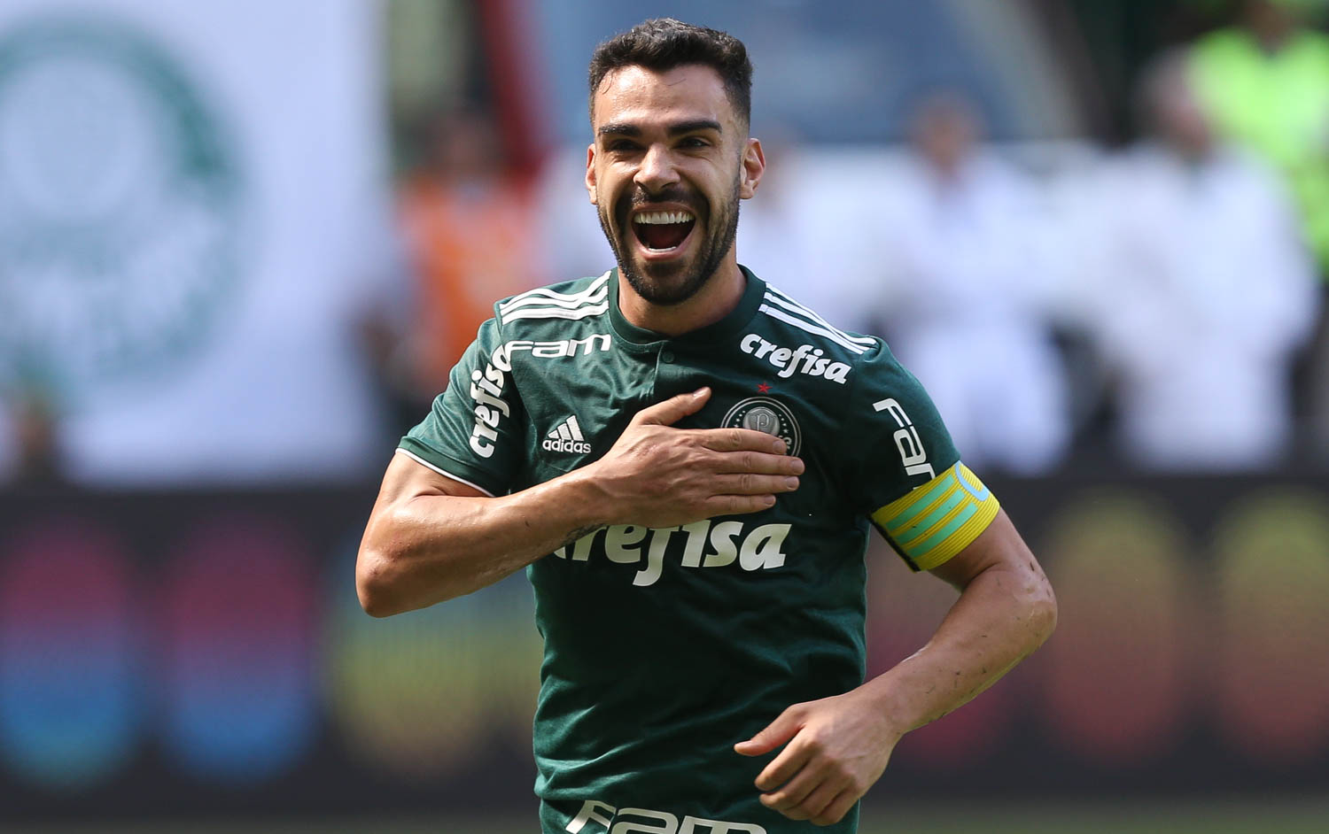 Cesar Greco/Ag. Palmeiras/Divulgação_O volante Bruno Henrique foi um dos principais goleadores da equipe nesta temporada