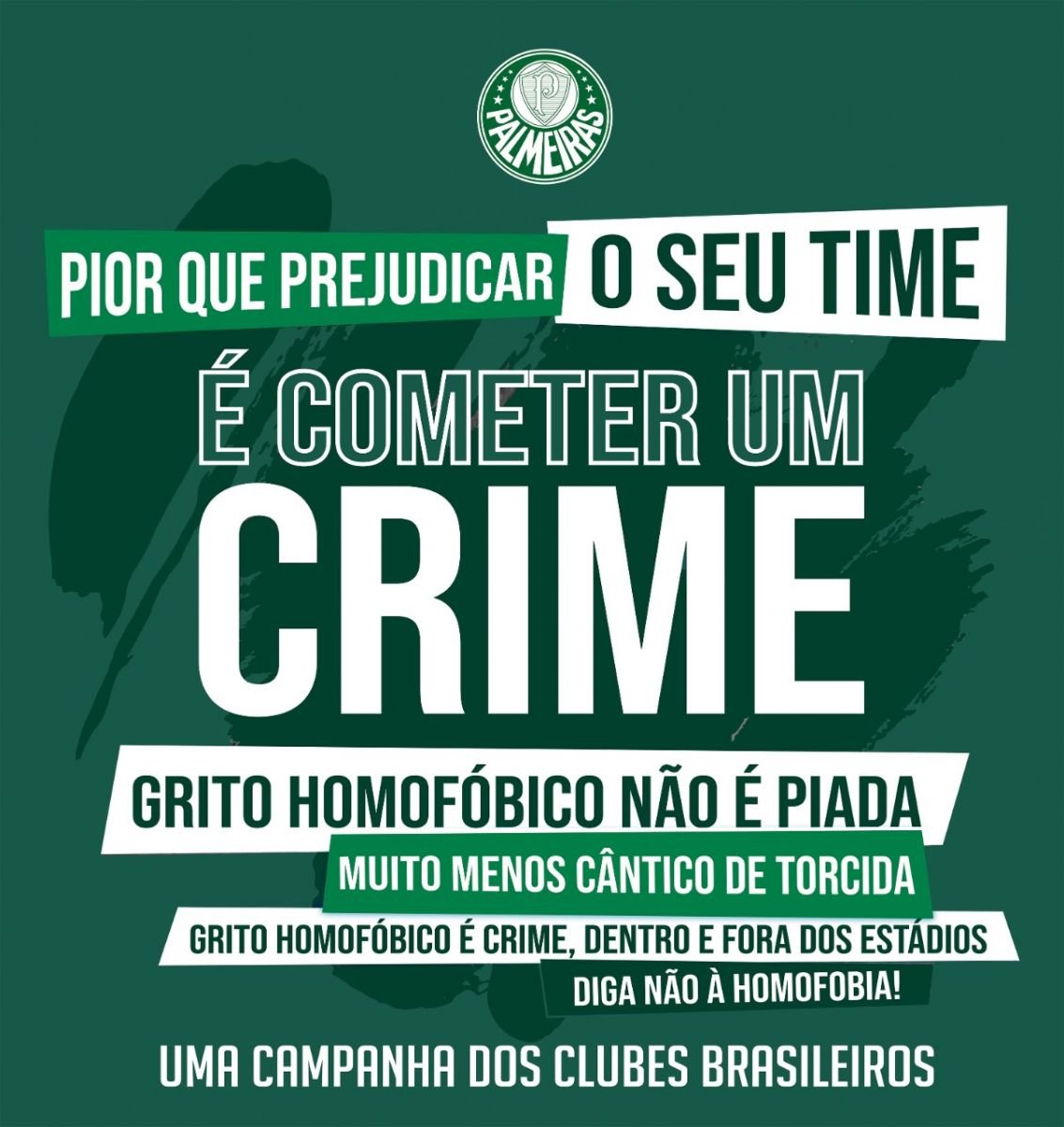 Clubes da Série A lançam campanha contra homofobia