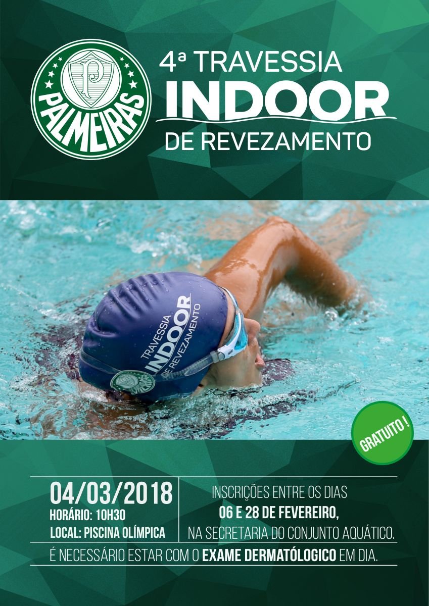 Verdão realiza 4ª Travessia Indoor de Revezamento; inscrições gratuitas