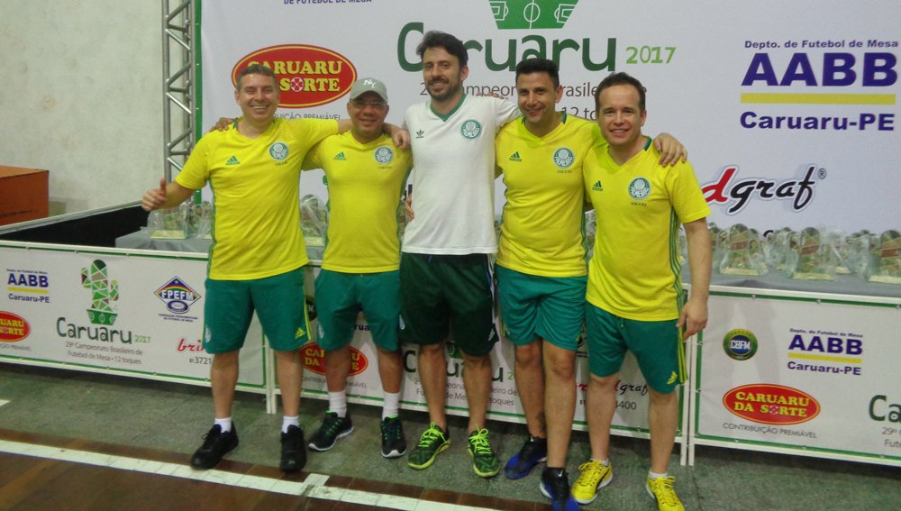 Palmeiras é vice-campeão por equipes da Copa do Brasil de Futebol de Mesa