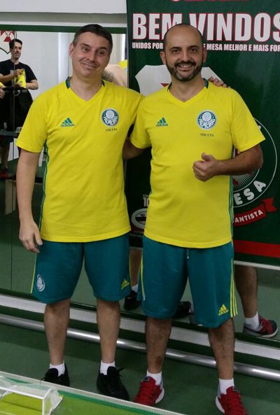 Palmeiras vence Portuguesa Santista pelo Paulista de Futebol de Mesa