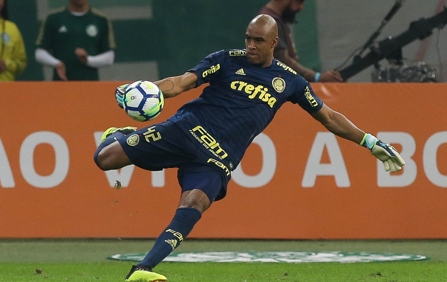 Cesar Greco/Ag. Palmeiras/Divulgação_Carismático, Jailson é um jogador muito querido pela torcida