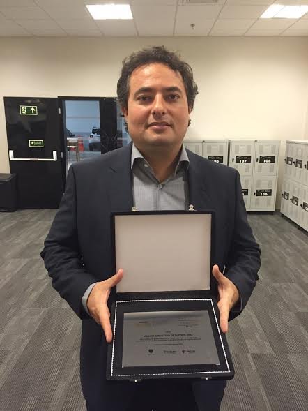 Alexandre Mattos conquista novamente o prêmio de Melhor Executivo do Futebol