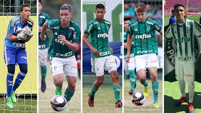 Sub-15 tem cinco convocados, e Verdão já soma 17 atletas nas seleções de base em 2018