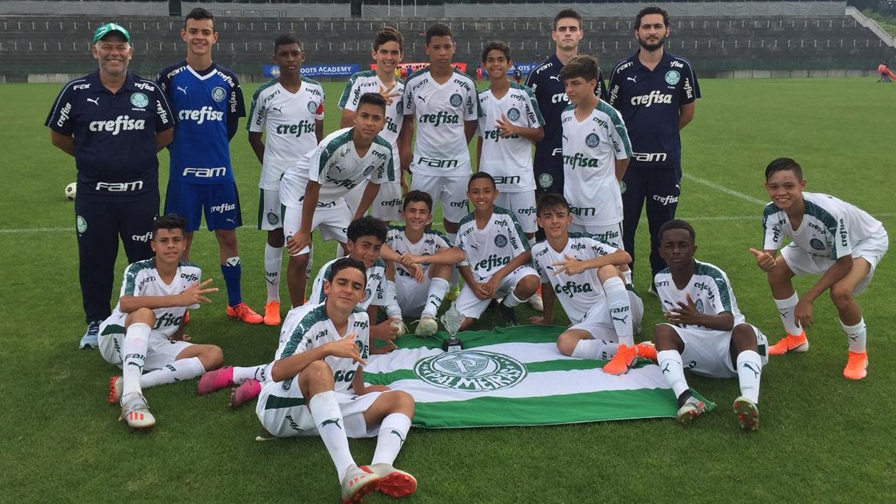 Sub-13 do Palmeiras goleia o Mauá por 8 a 0 e segue invicto no Paulista
