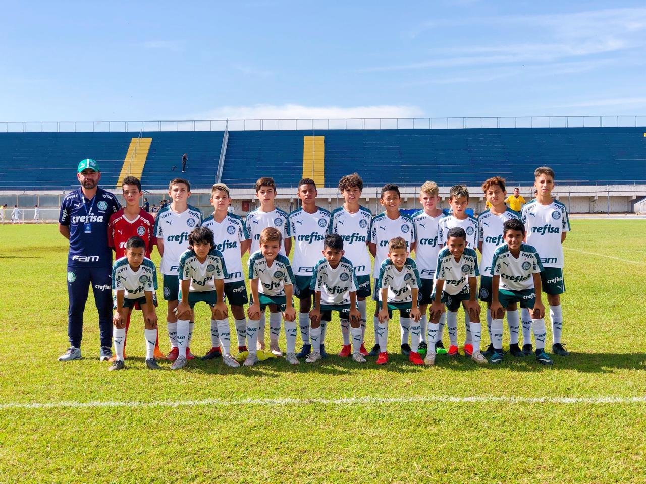100%, Sub-11 do Verdão garante vaga antecipada nas semifinais da Leme Cup