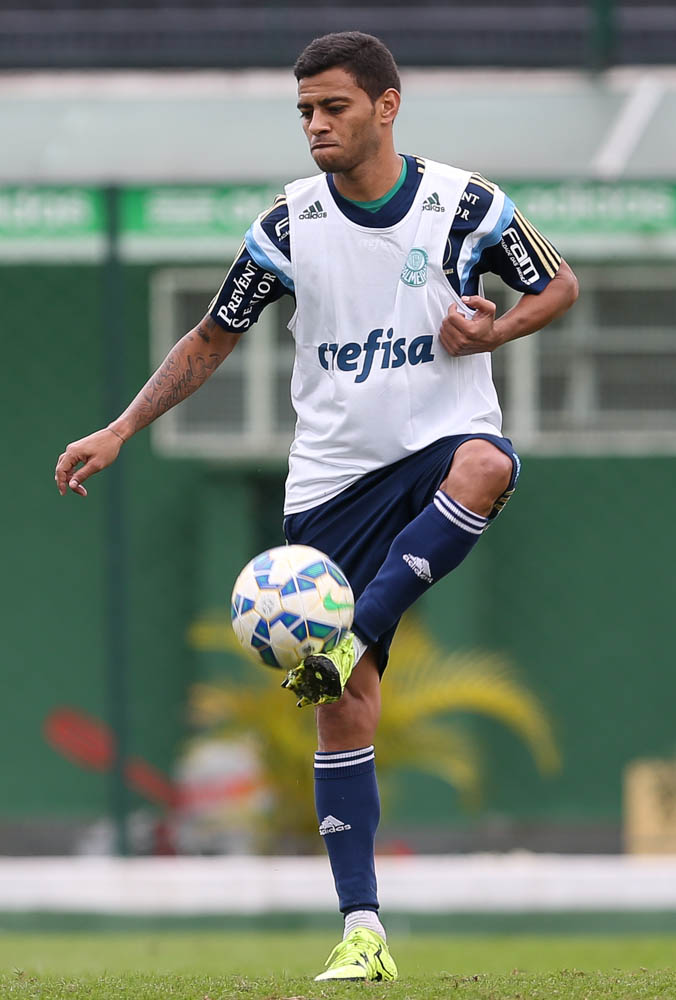 Cesar Greco/Ag.Palmeiras/Divulgação_Cleiton Xavier foi titular diante do ASA nesta quarta-feira (15)