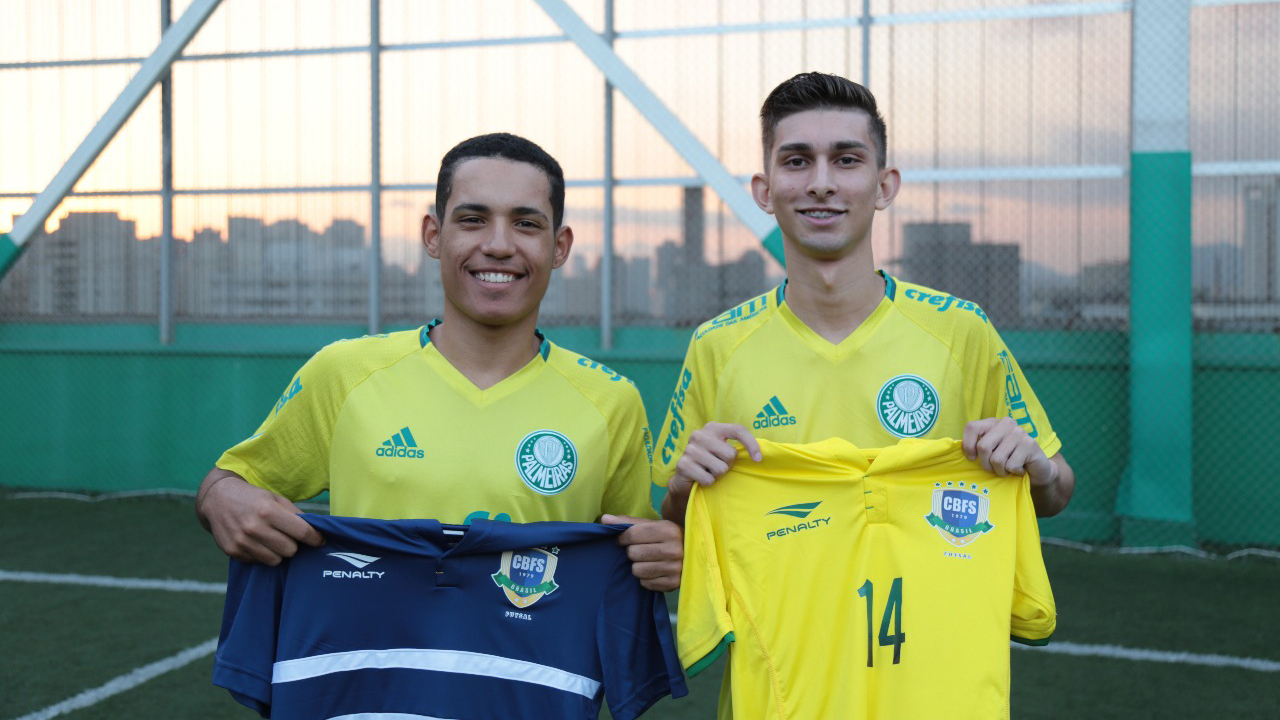 Divulgação _ Moura (esq.) e João Victor (dir.) foram campeões sul-americanos pela Seleção Brasileira